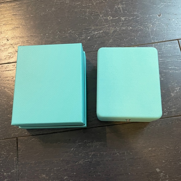 Tiffany & Co Empty Blue necklace jewelry Box+Outer Box+Shopping Bag - Picture 5 of 8